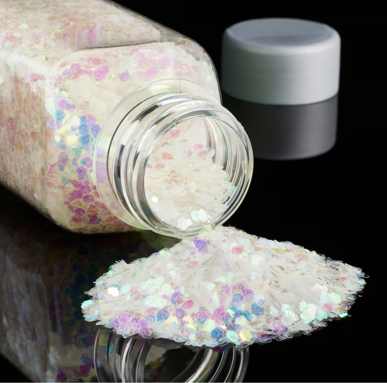 chunky sugar (white) glitter