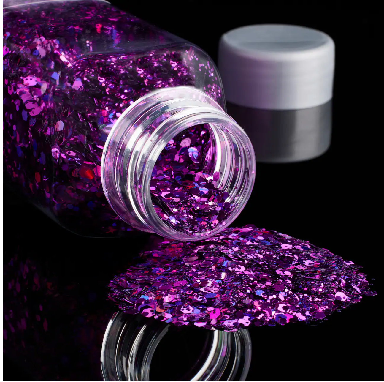 chunky grape glitter