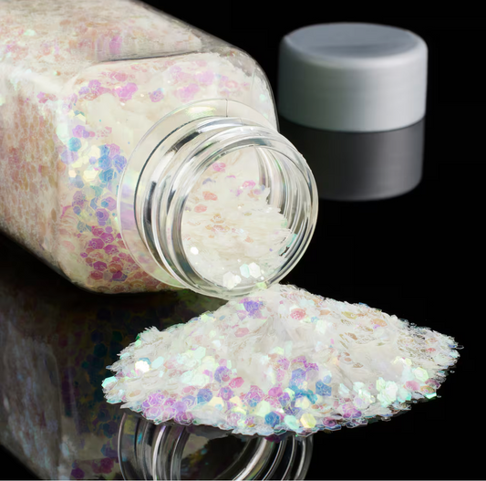 chunky sugar (white) glitter