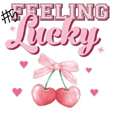 pink bows/lucky
